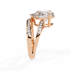 Pear-Cut Diamond Ring