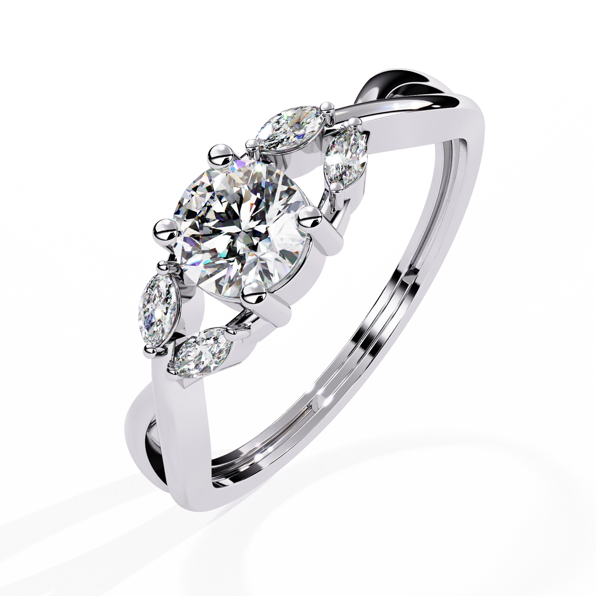 Round Diamond Solitaire Ring