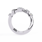 Elegant Marquise Diamond Multi-Band Ring