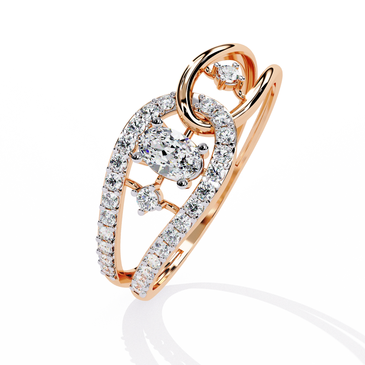 Infinity Halo Diamond Ring
