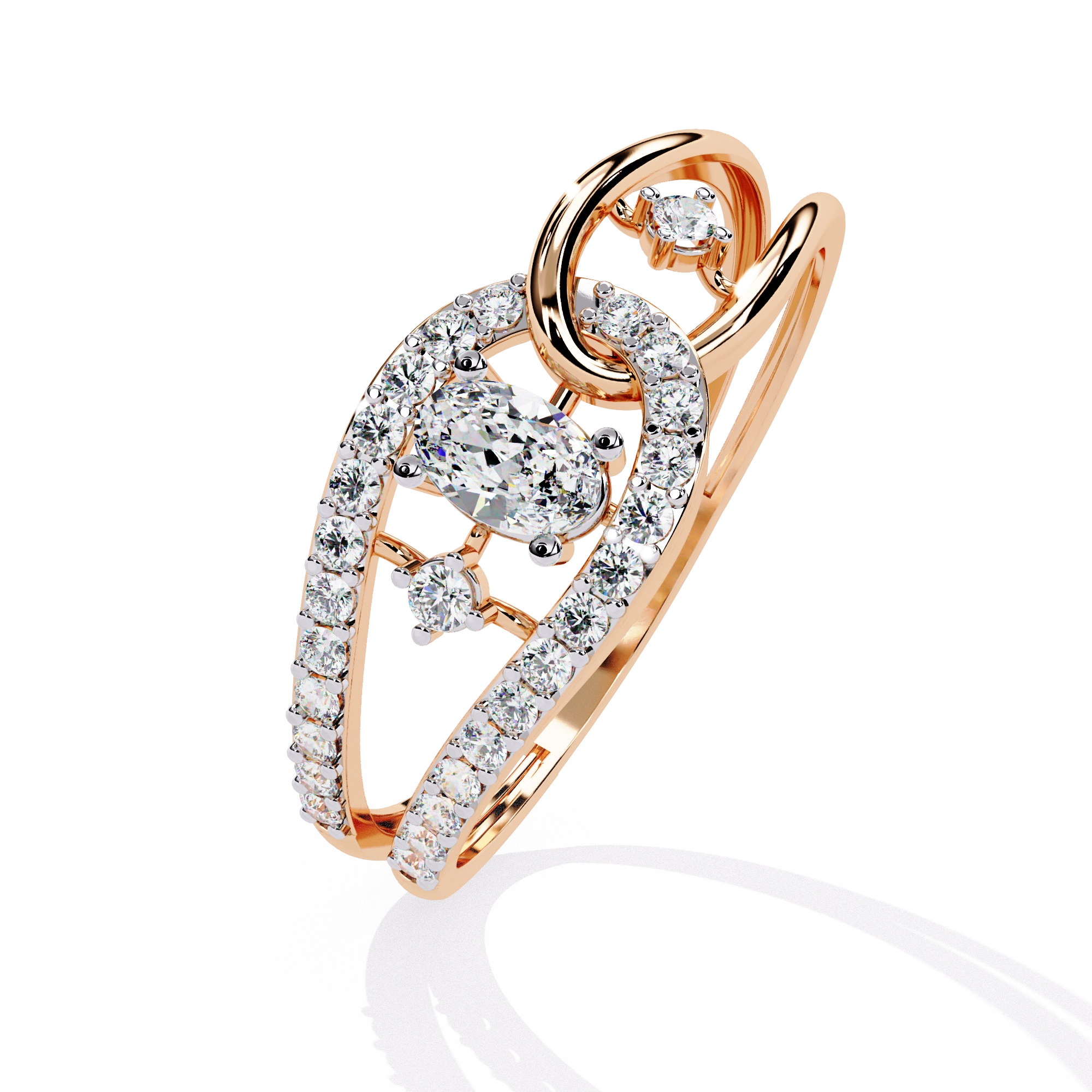 Infinity Halo Diamond Ring