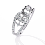 Infinity Halo Diamond Ring