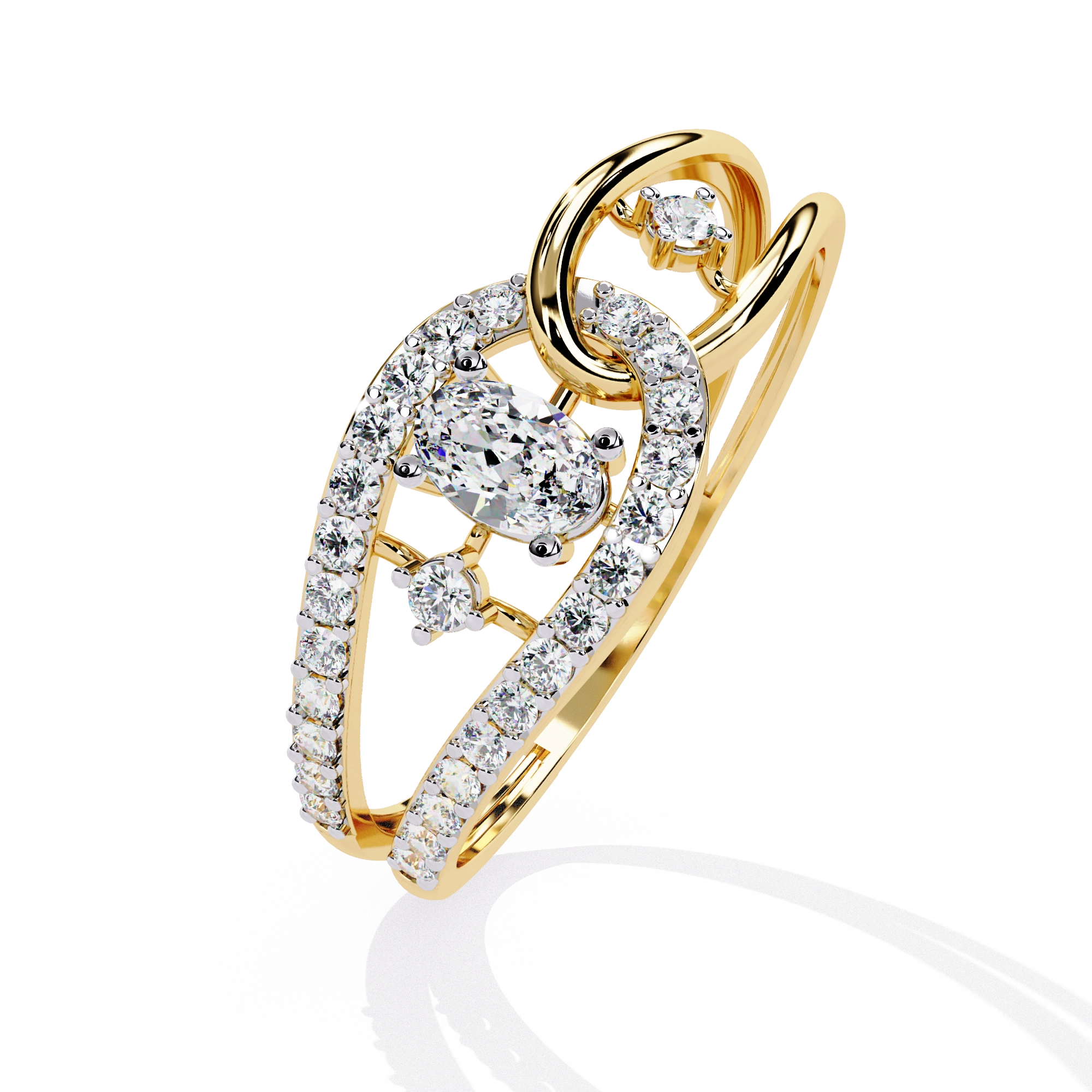Infinity Halo Diamond Ring