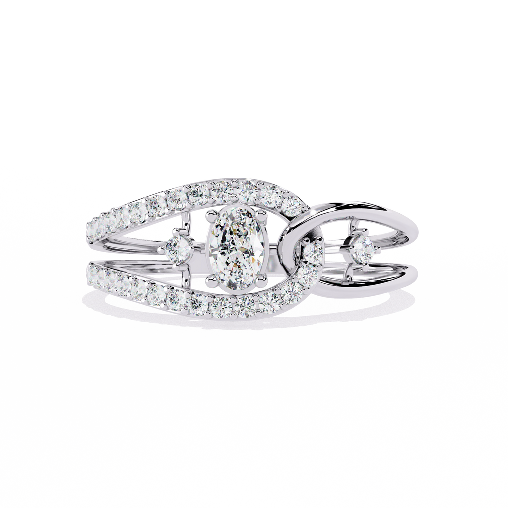 Infinity Halo Diamond Ring