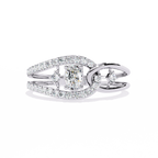 Infinity Halo Diamond Ring