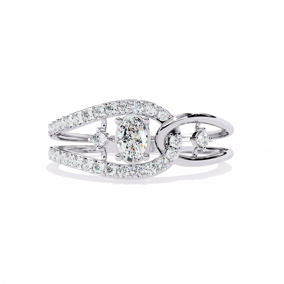 Infinity Halo Diamond Ring