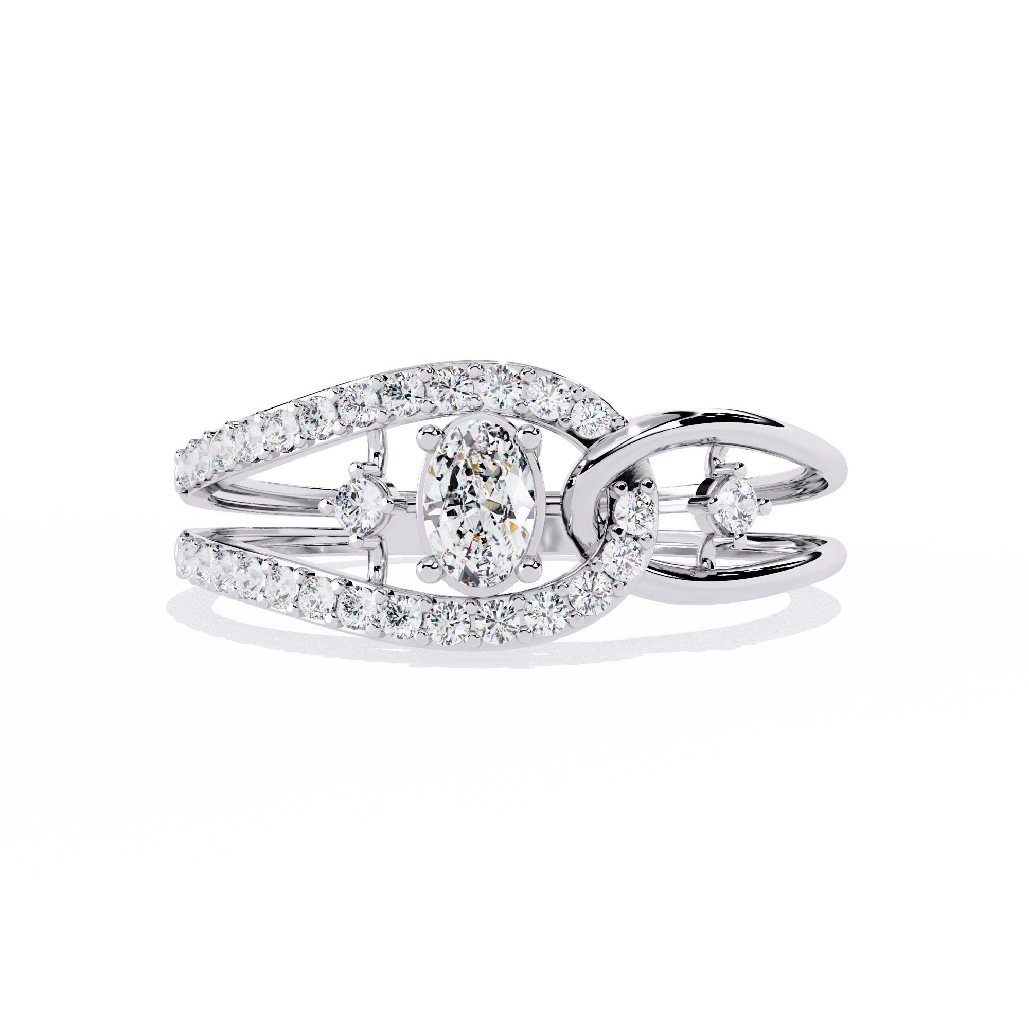 Infinity Halo Diamond Ring