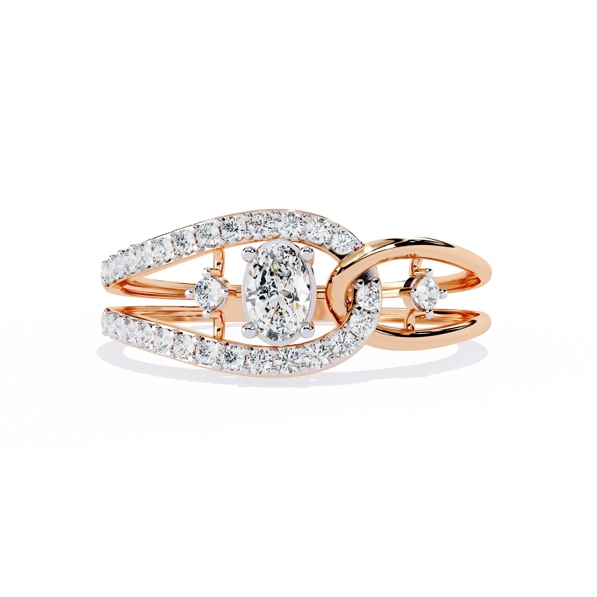 Infinity Halo Diamond Ring