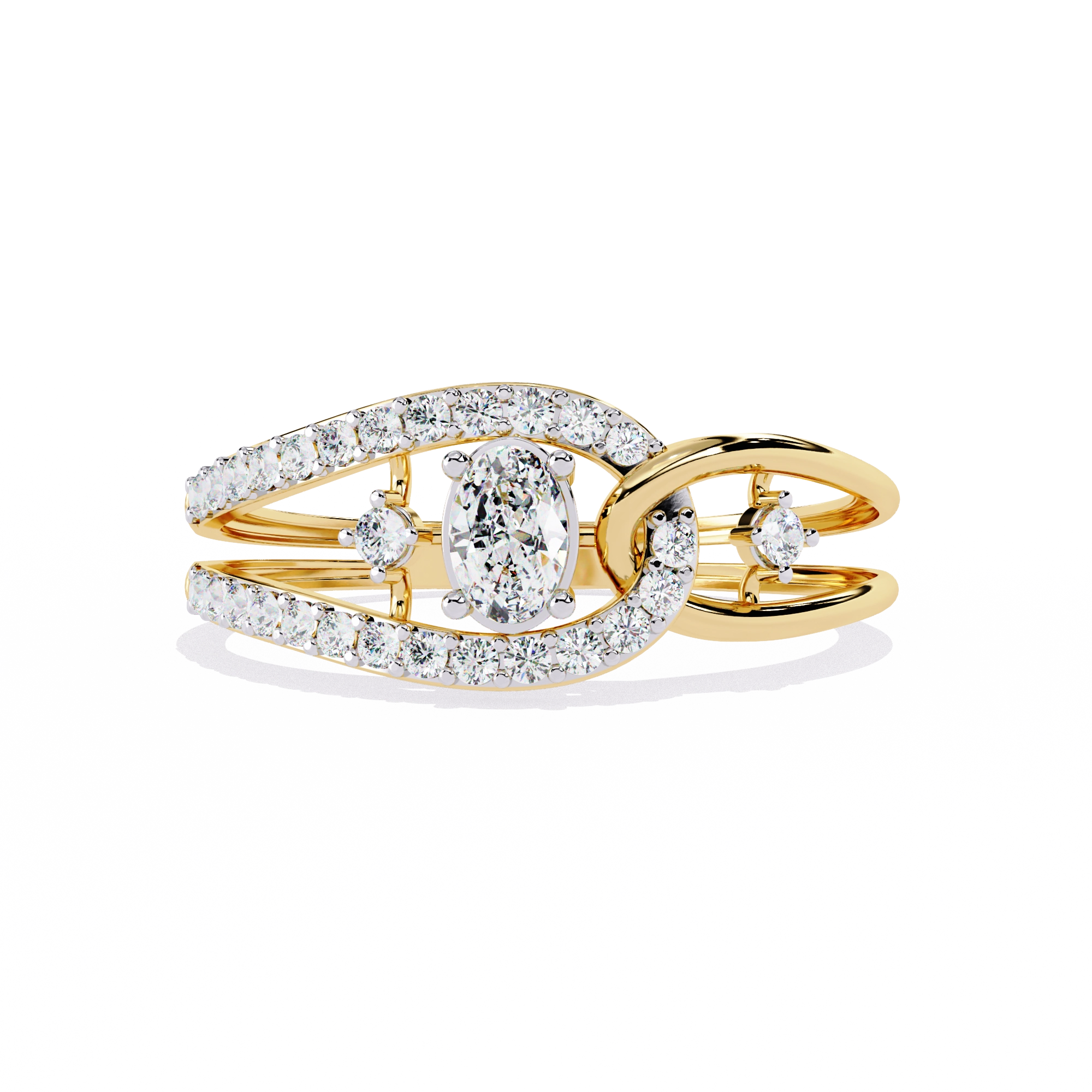 Infinity Halo Diamond Ring