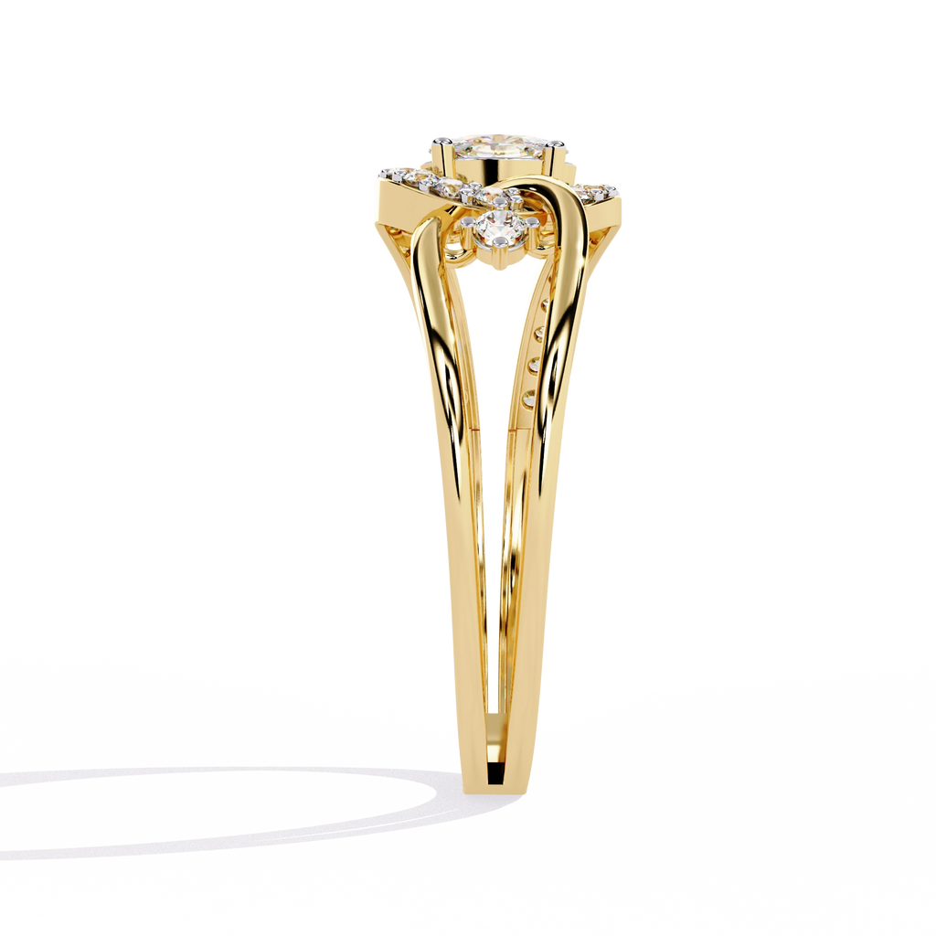 Infinity Halo Diamond Ring