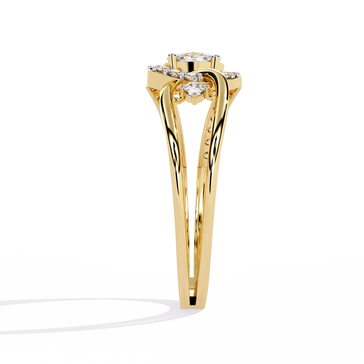 Infinity Halo Diamond Ring