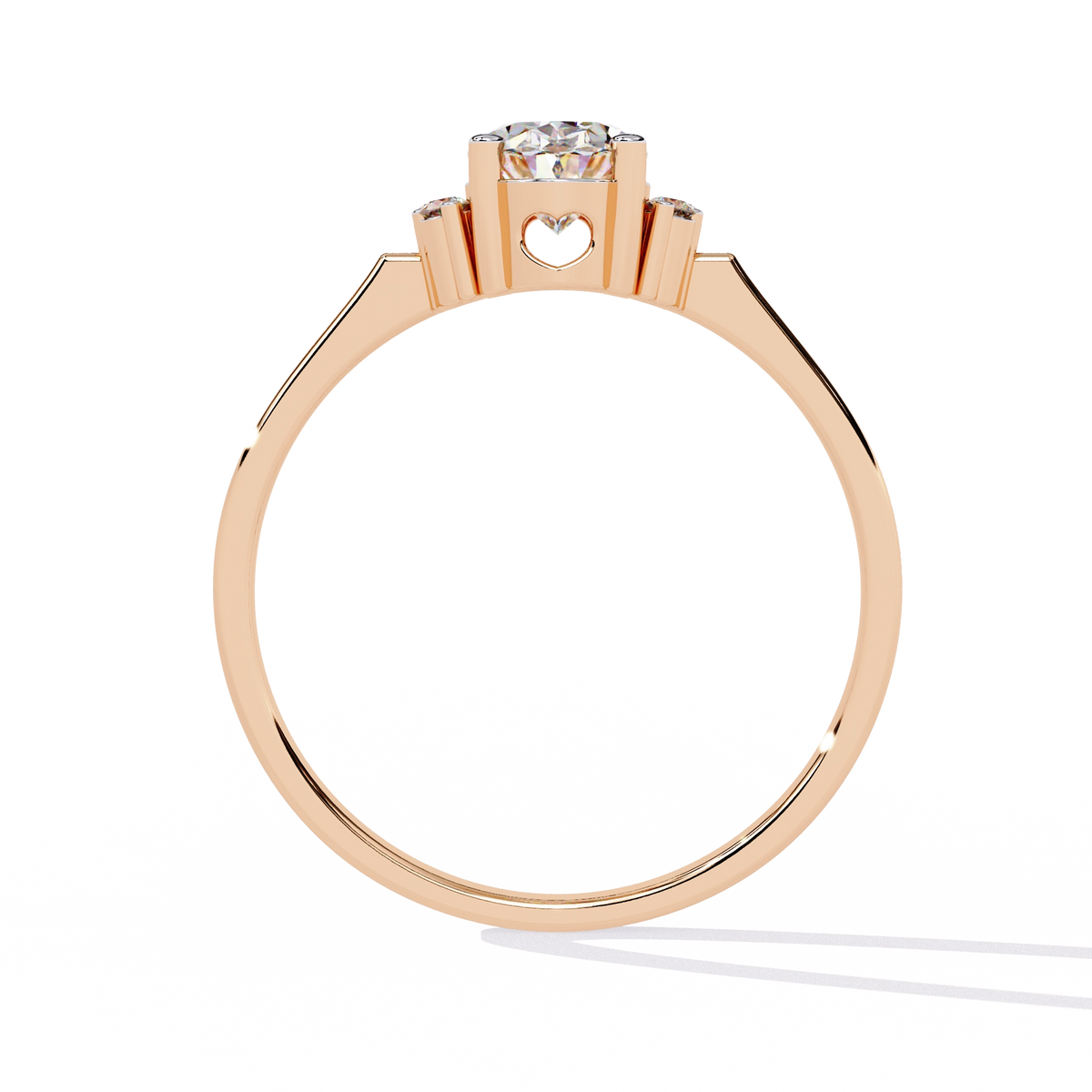 Elegant Oval-Cut Crystal Ring