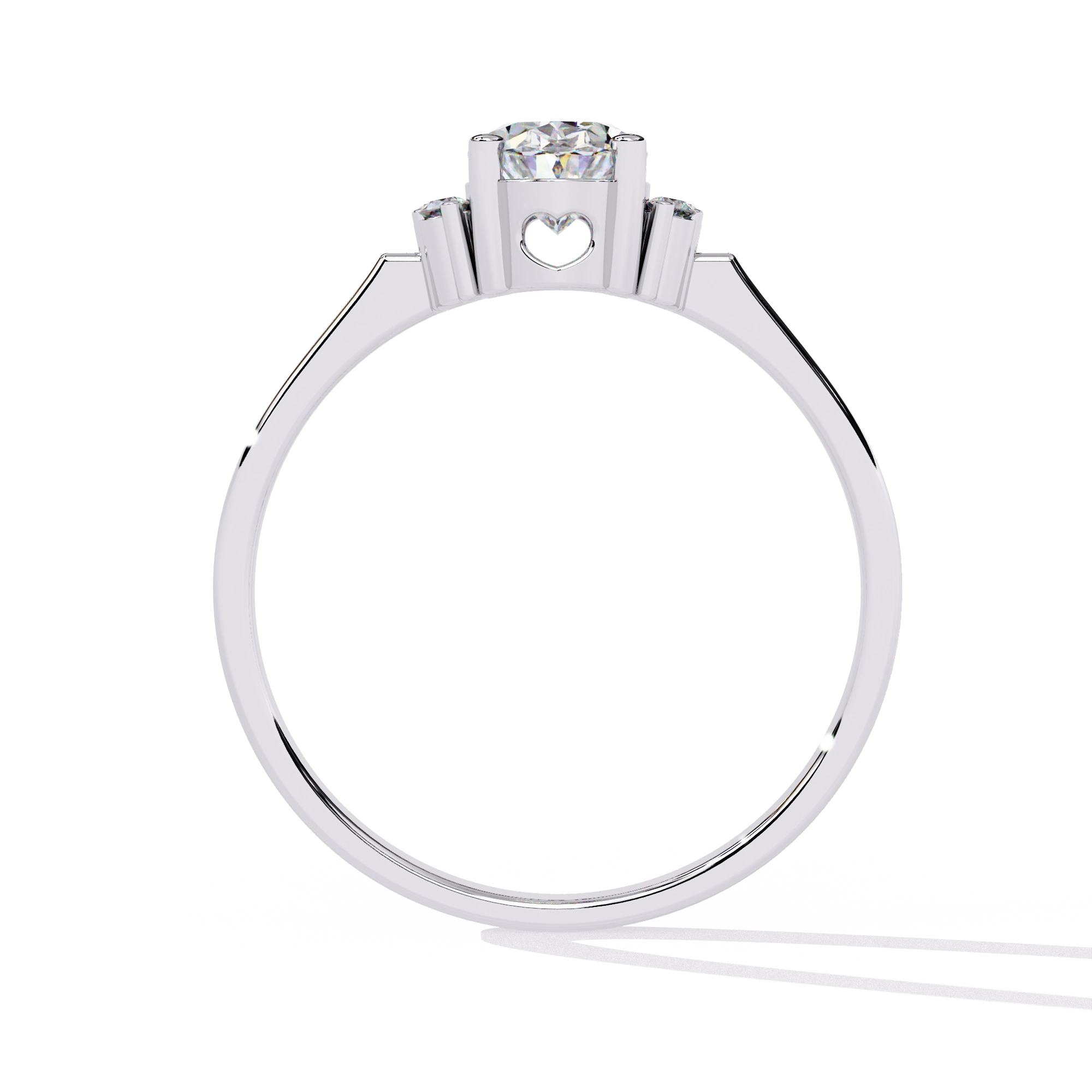 Elegant Oval-Cut Crystal Ring