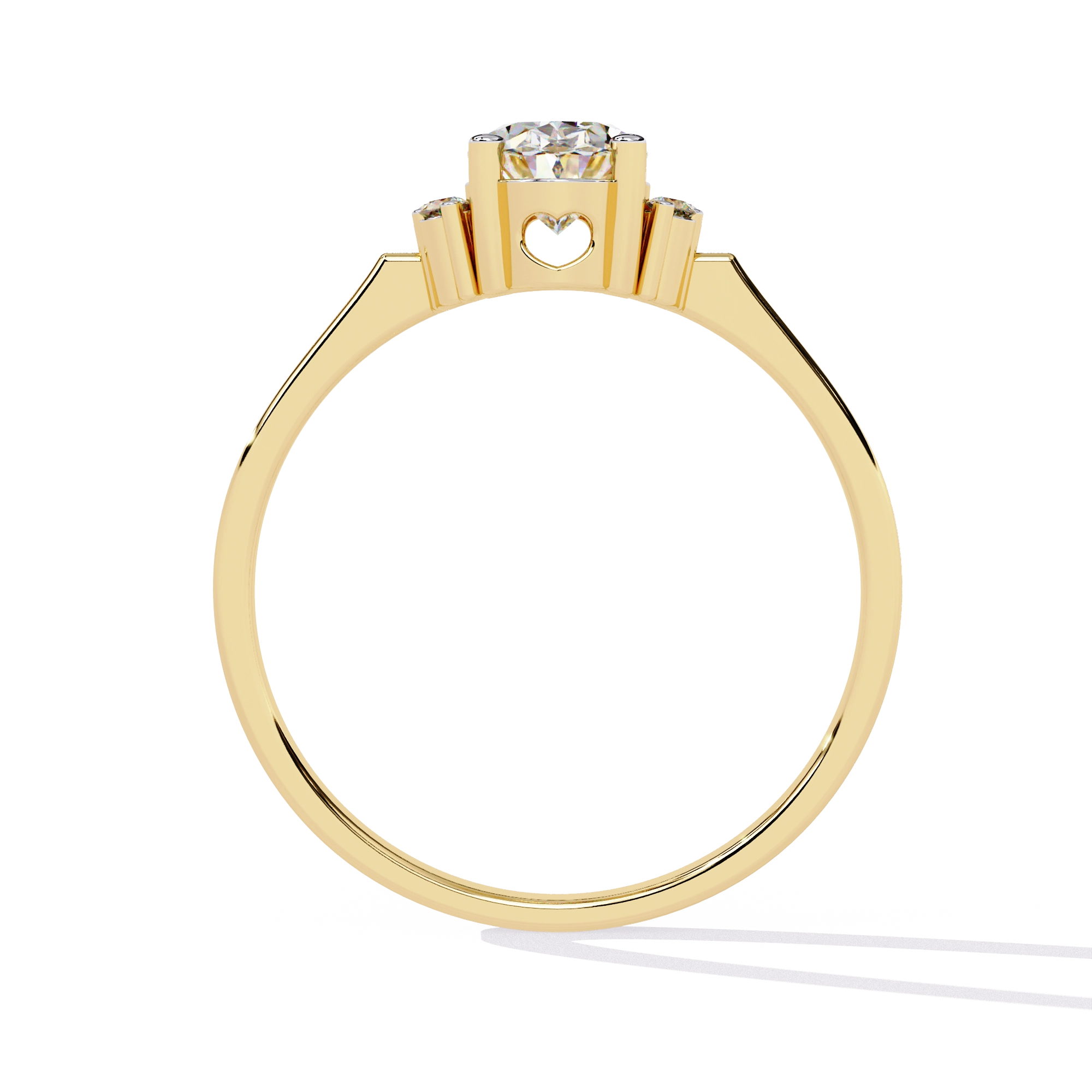 Elegant Oval-Cut Crystal Ring