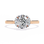 Elegant Oval-Cut Crystal Ring