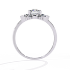 Elegant Diamond Floral Ring