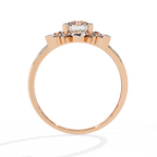 Elegant Diamond Floral Ring