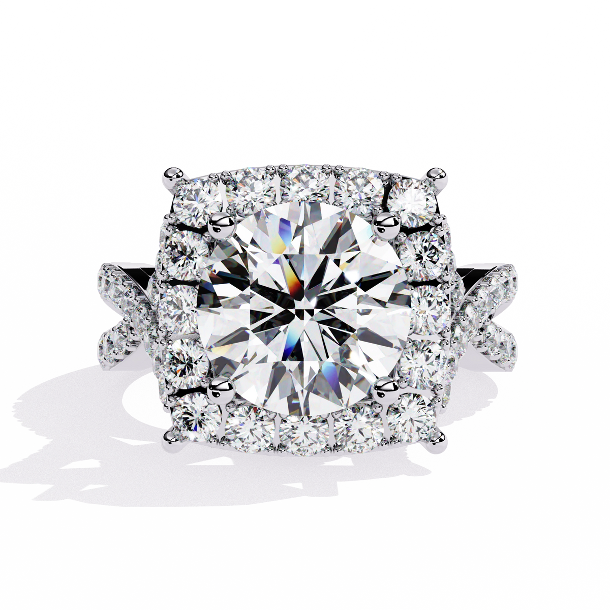 Royal Halo Diamond Ring
