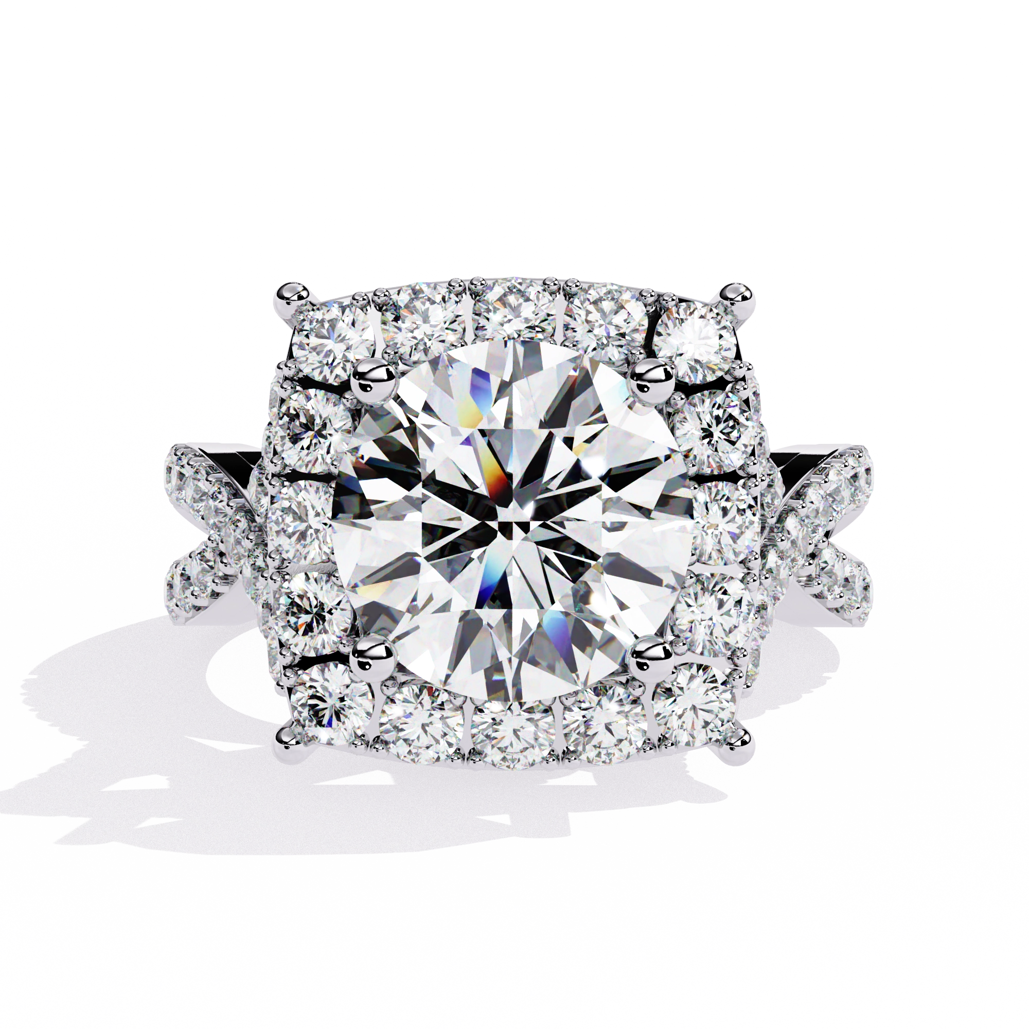 Royal Halo Diamond Ring