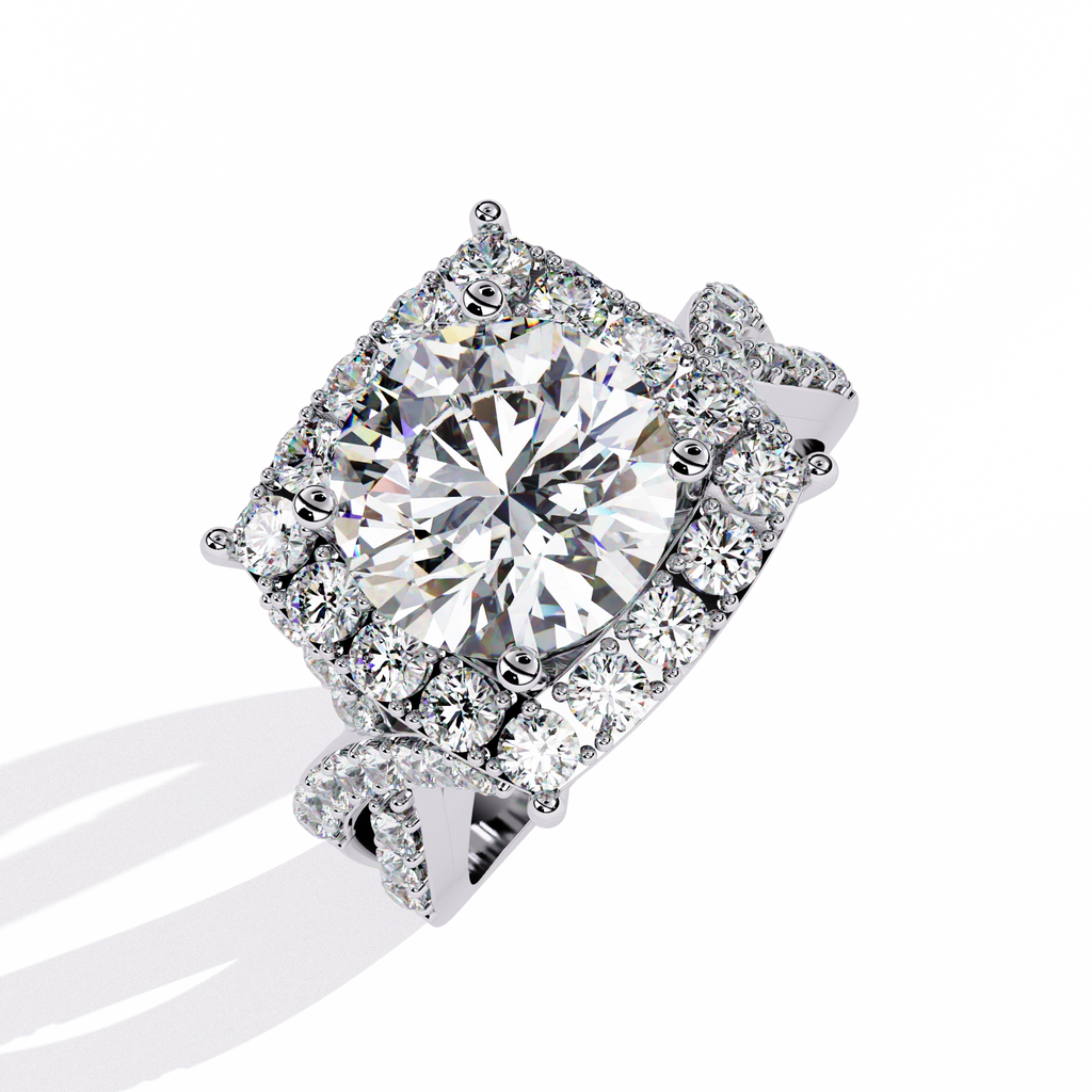 Royal Halo Diamond Ring
