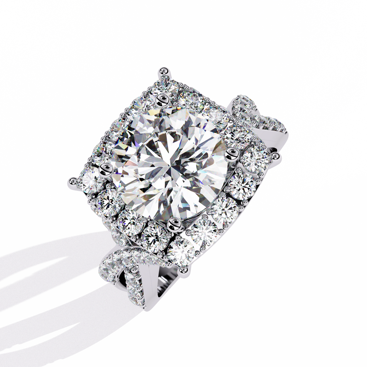 Royal Halo Diamond Ring