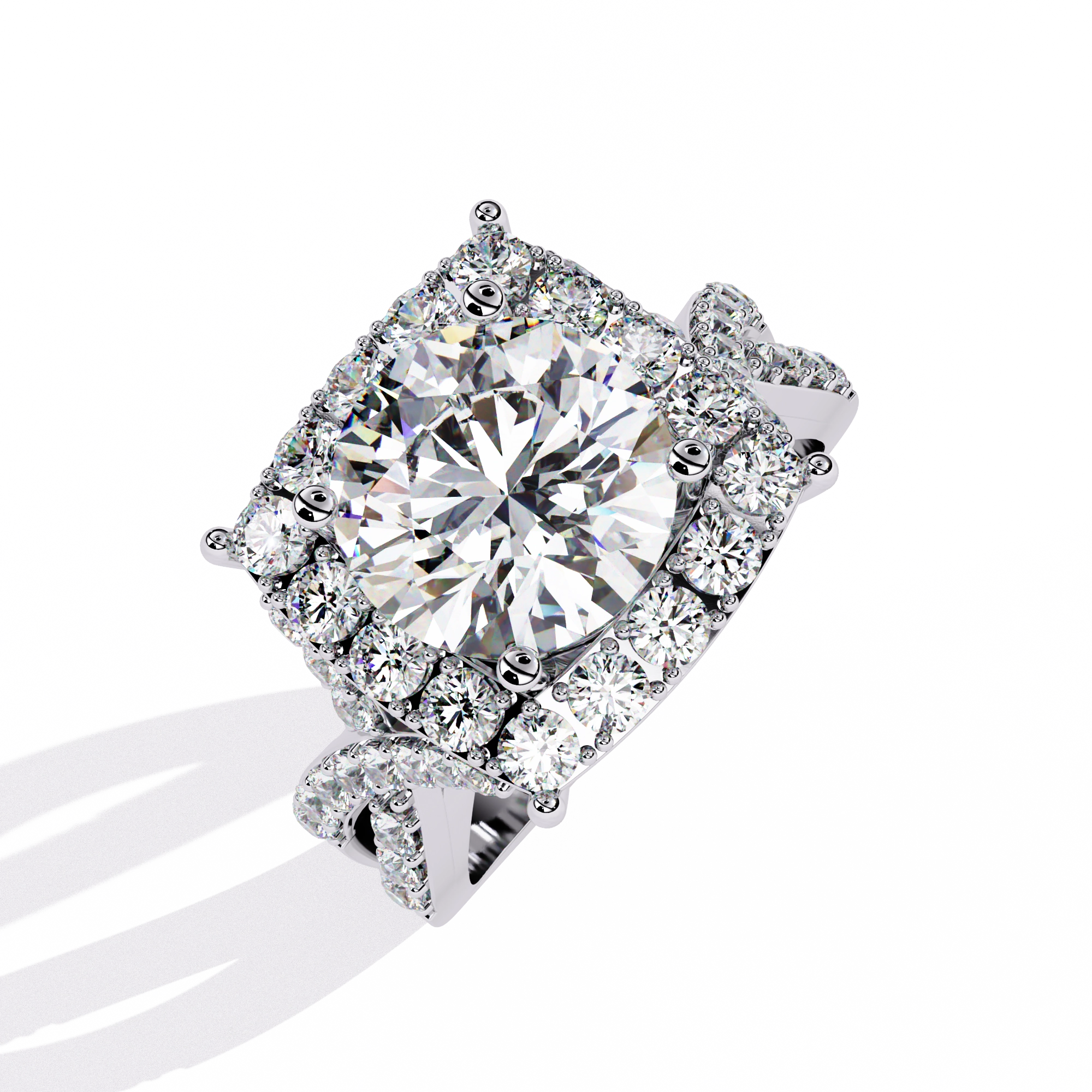Royal Halo Diamond Ring