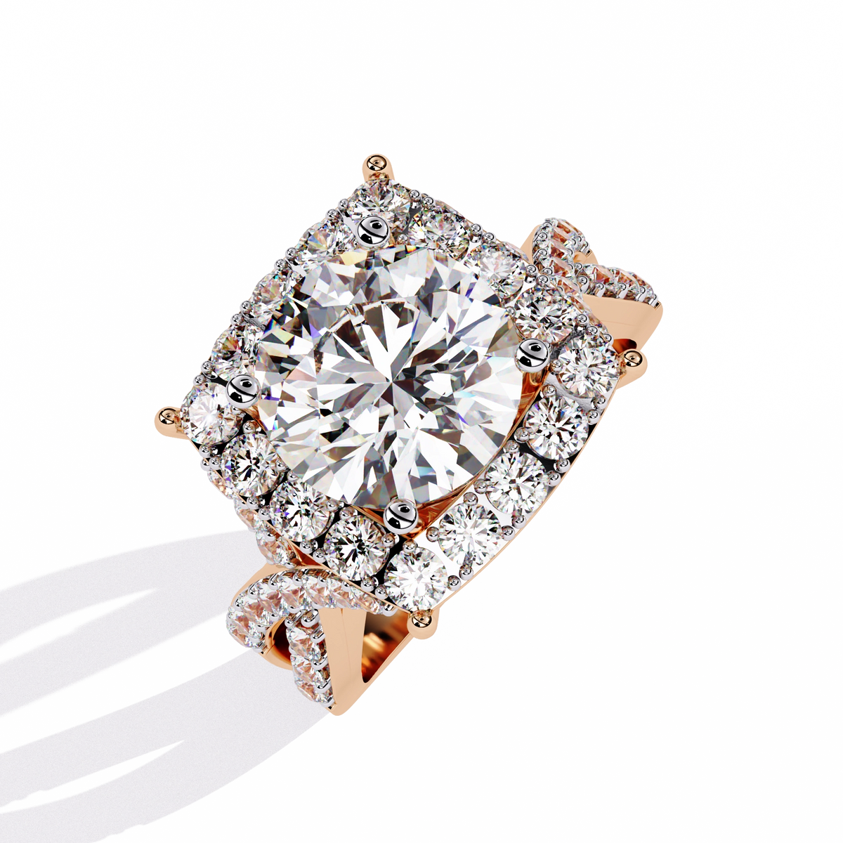 Royal Halo Diamond Ring