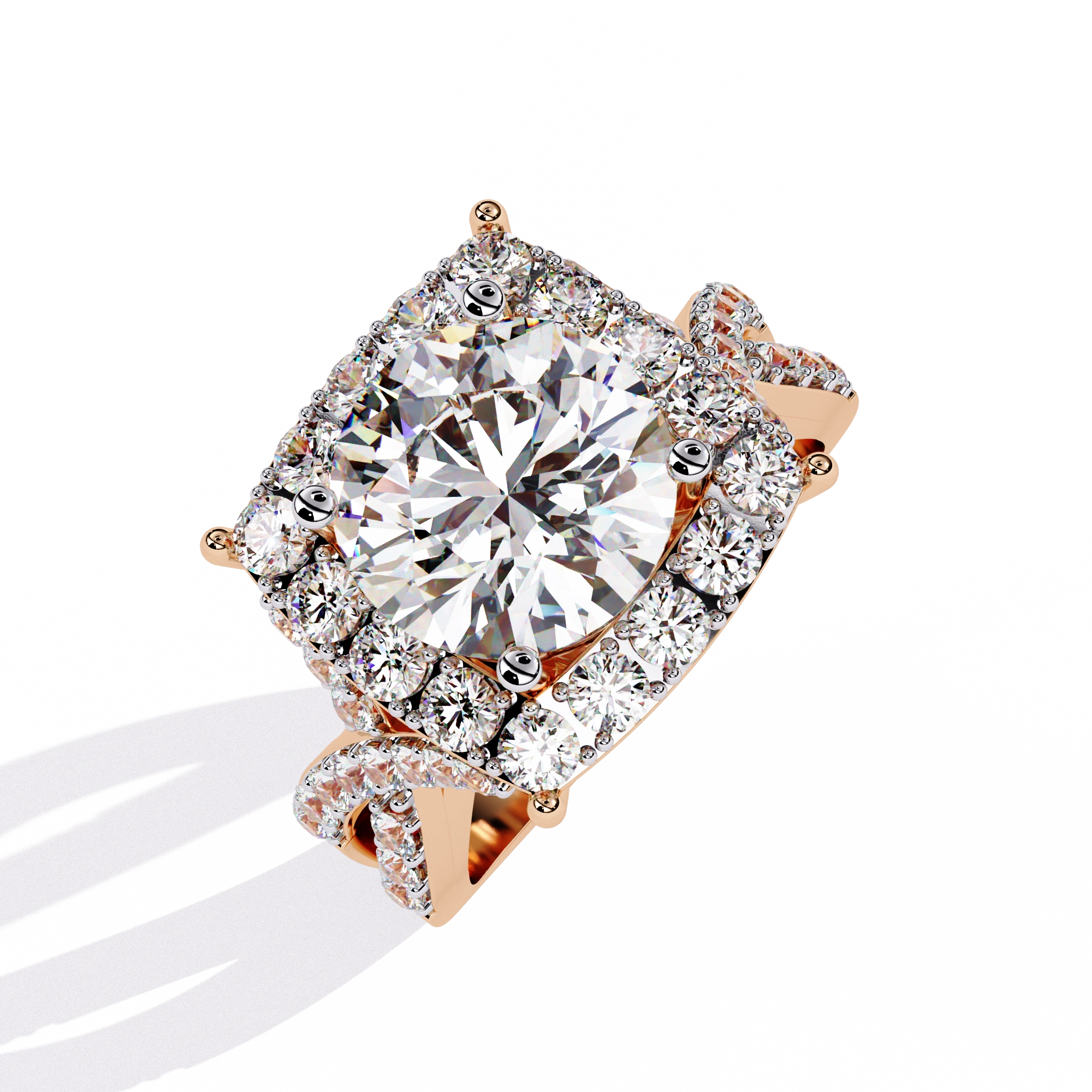 Royal Halo Diamond Ring