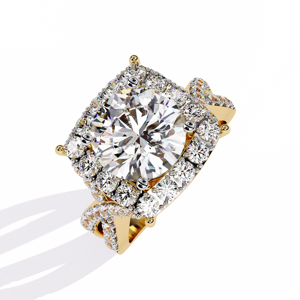 Royal Halo Diamond Ring