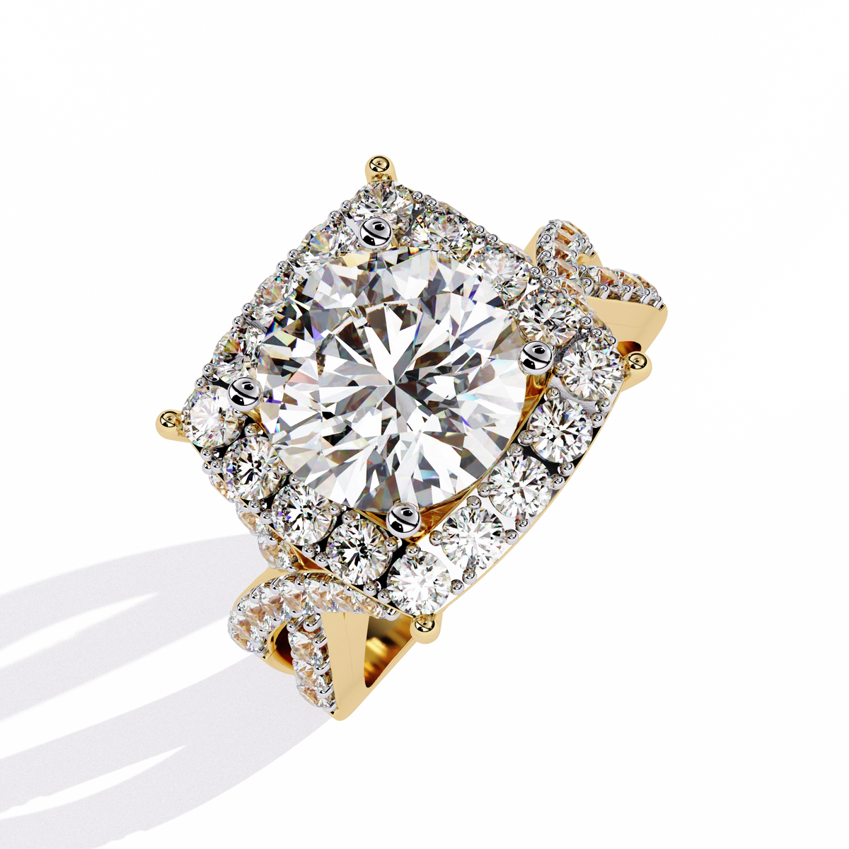 Royal Halo Diamond Ring