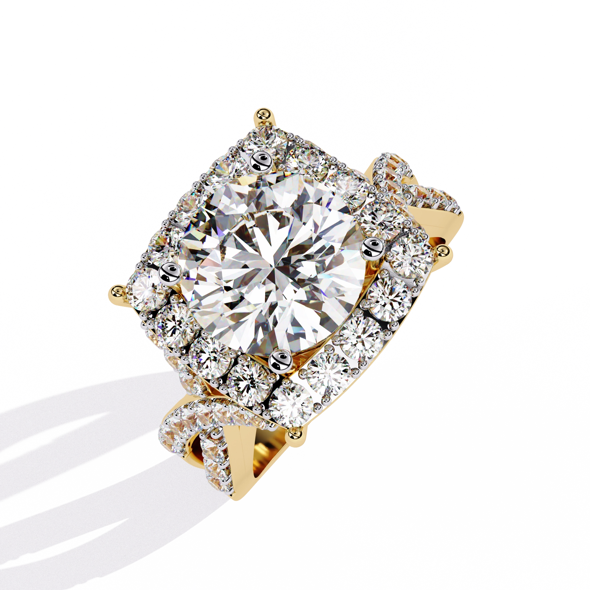 Royal Halo Diamond Ring