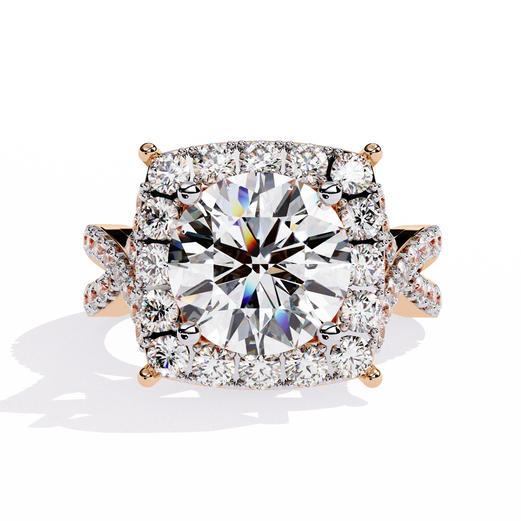 Royal Halo Diamond Ring