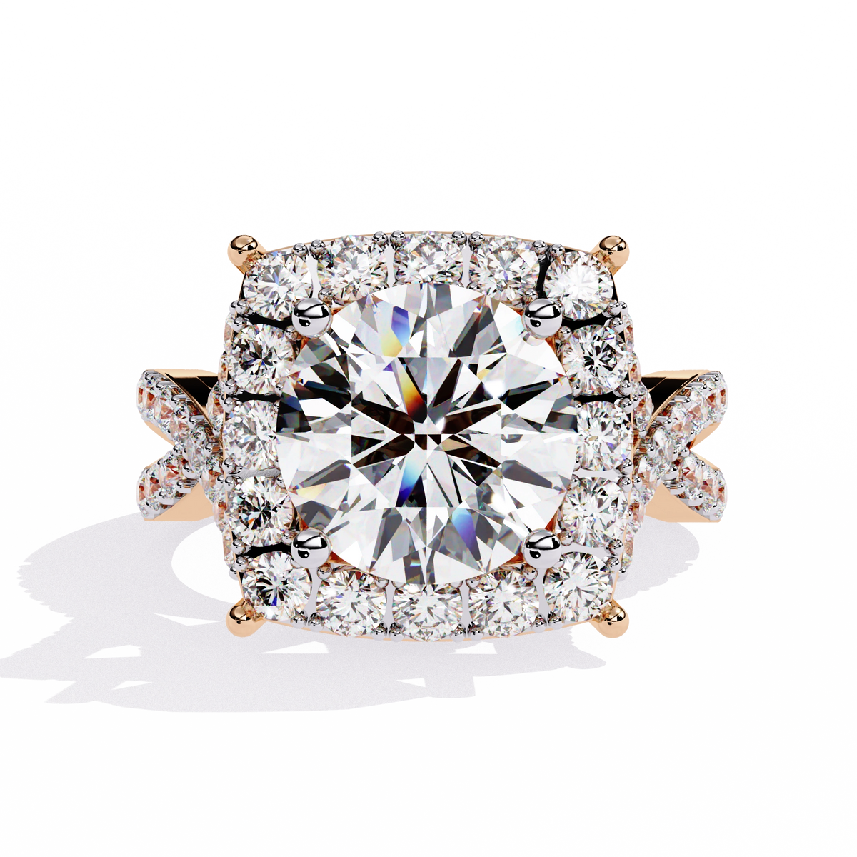 Royal Halo Diamond Ring