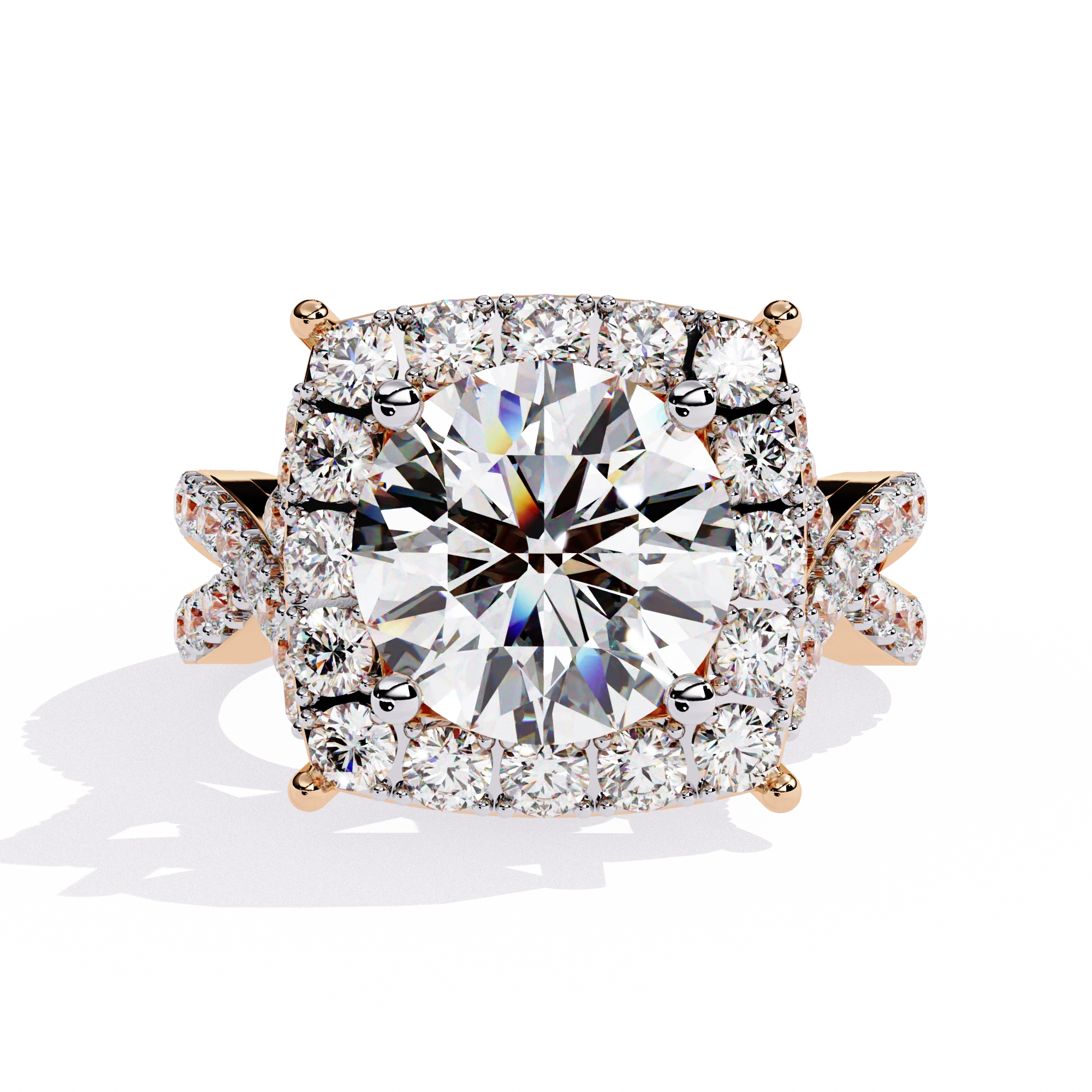 Royal Halo Diamond Ring