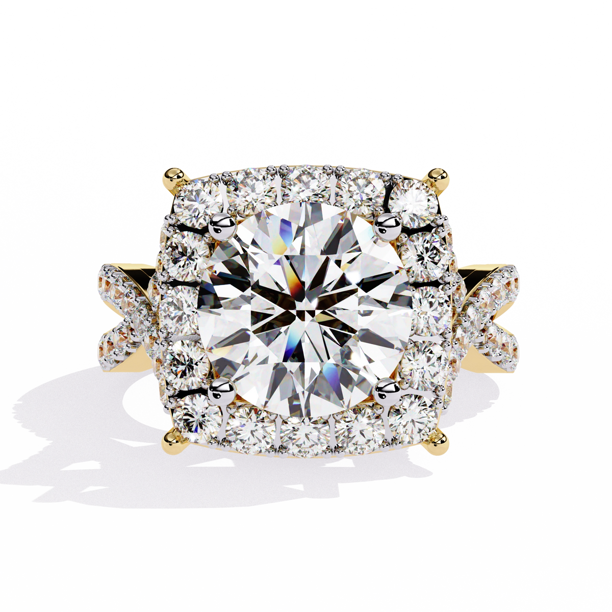 Royal Halo Diamond Ring