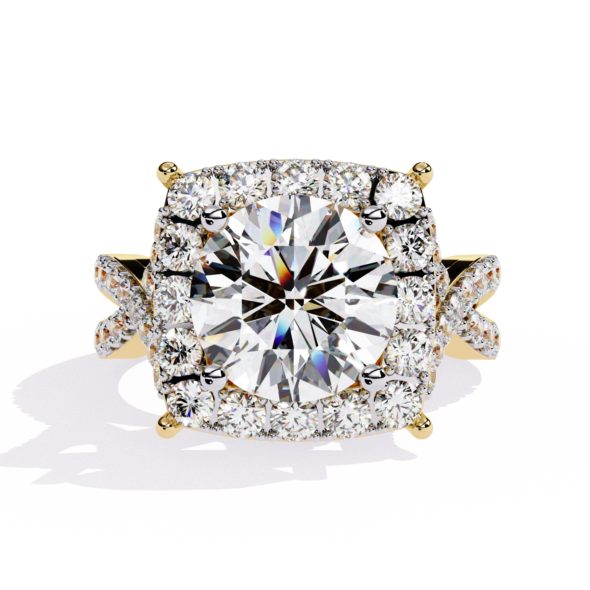 Royal Halo Diamond Ring