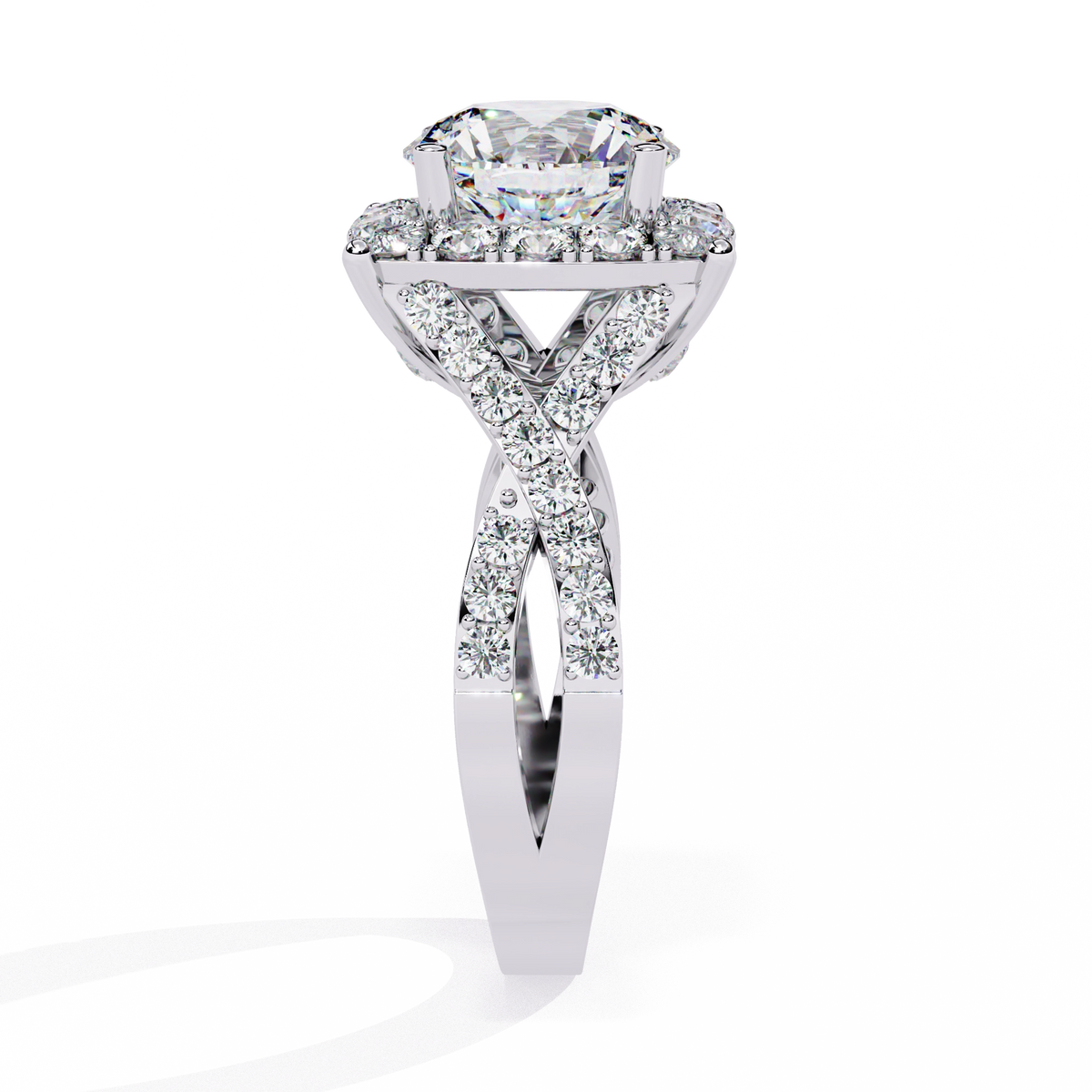 Royal Halo Diamond Ring