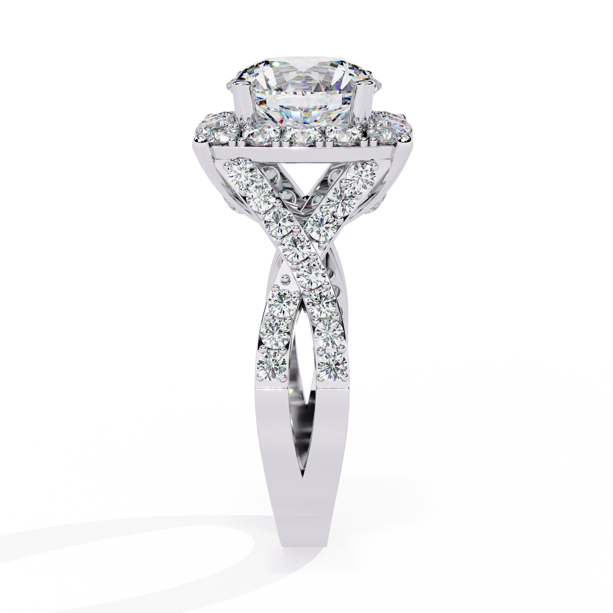 Royal Halo Diamond Ring