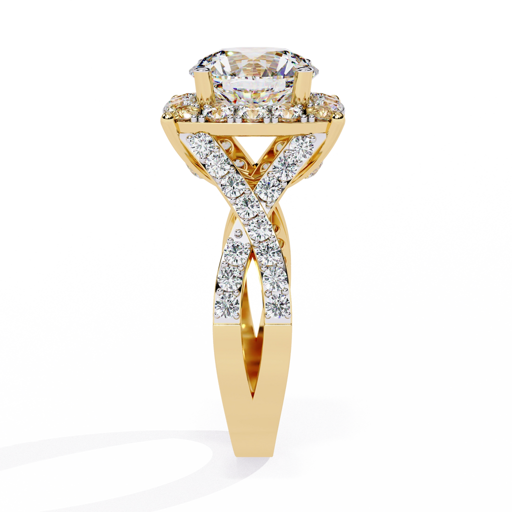 Royal Halo Diamond Ring