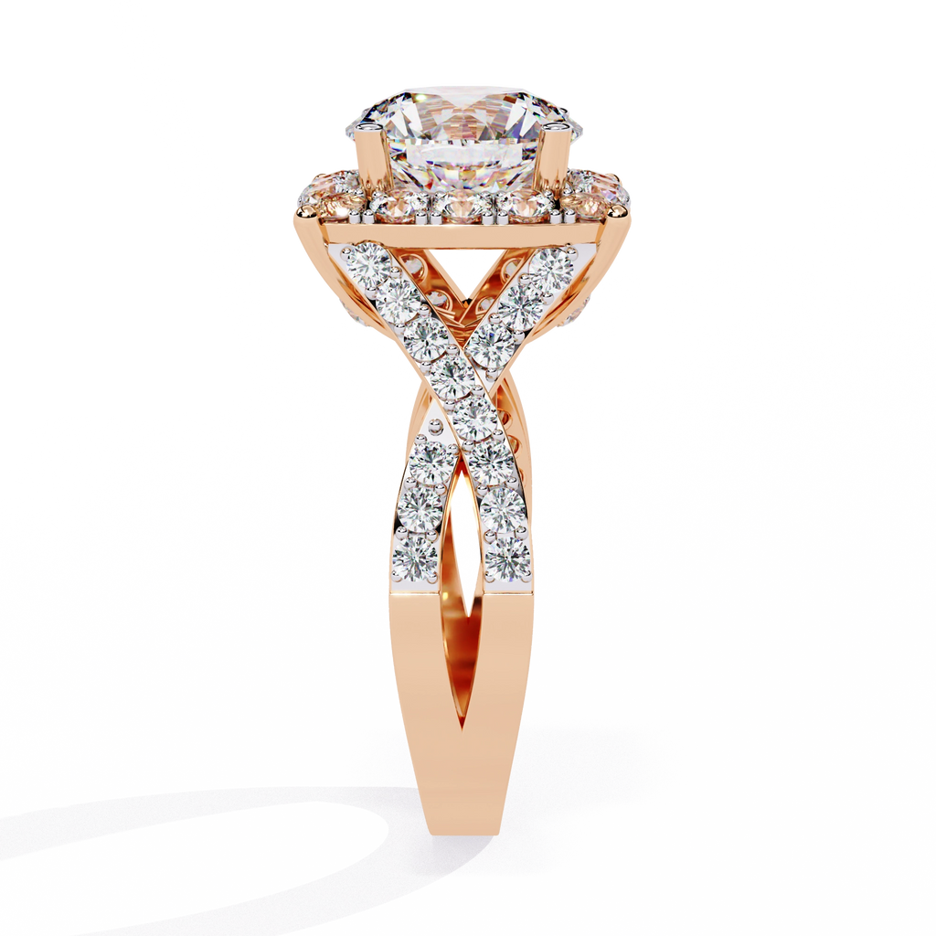 Royal Halo Diamond Ring