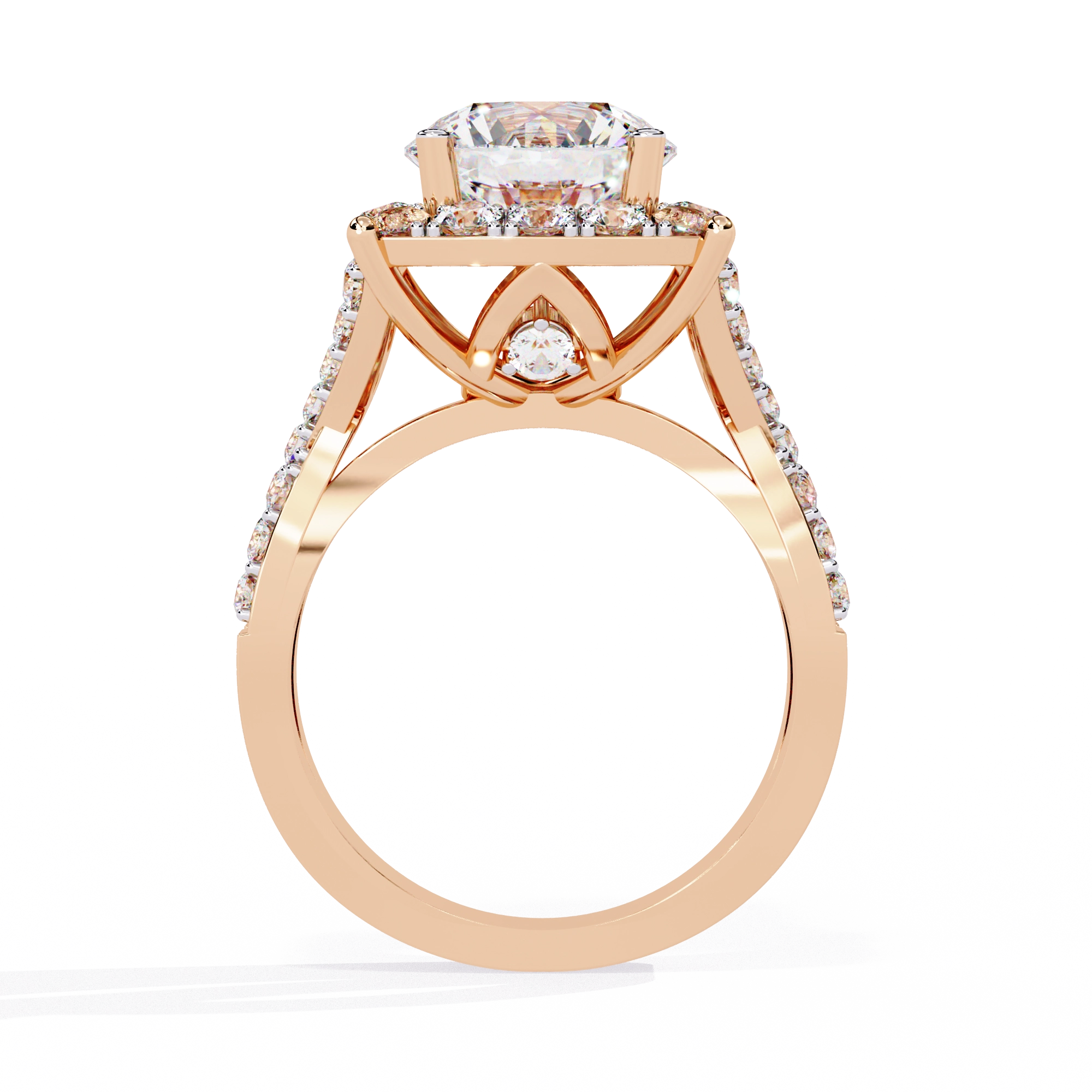 Royal Halo Diamond Ring