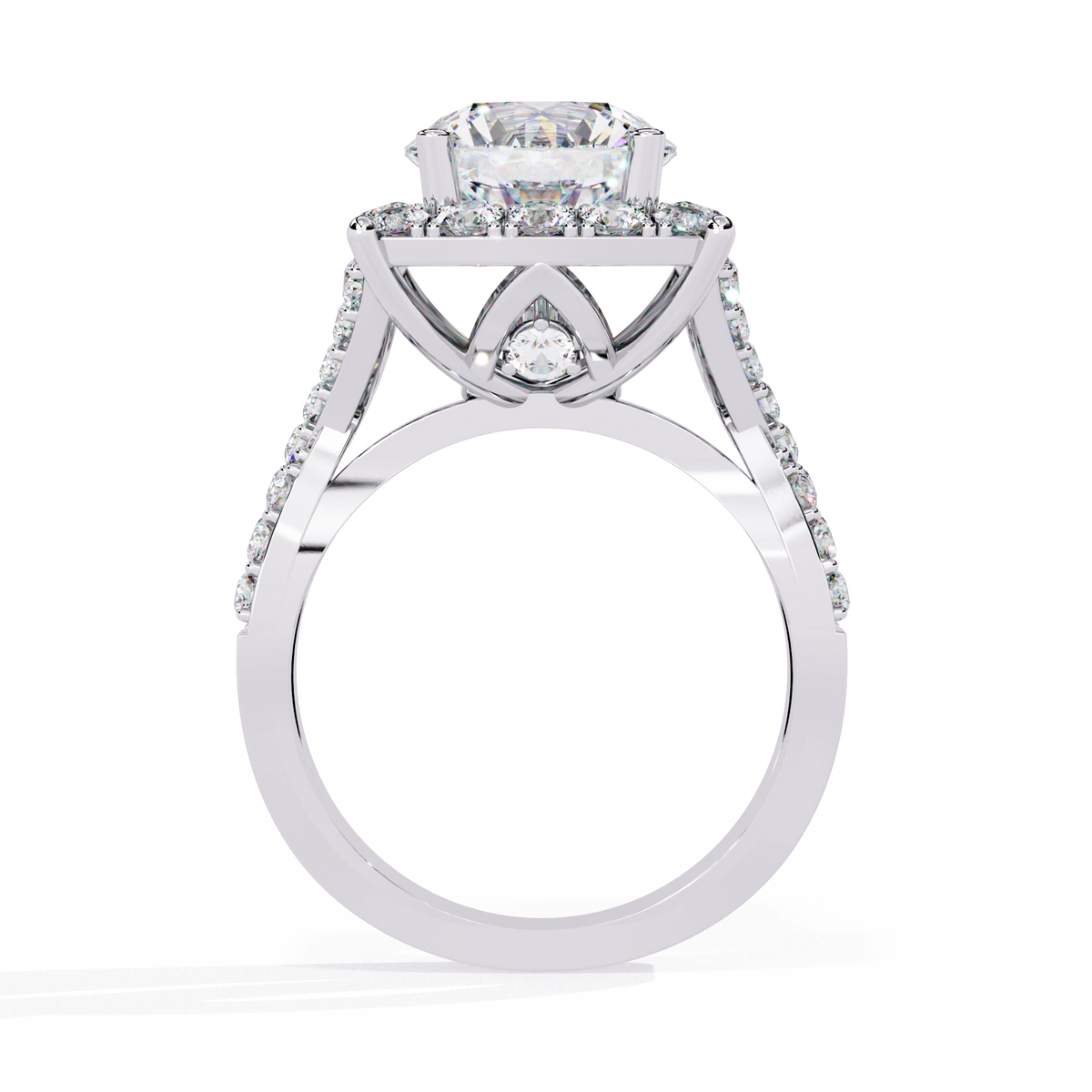 Royal Halo Diamond Ring