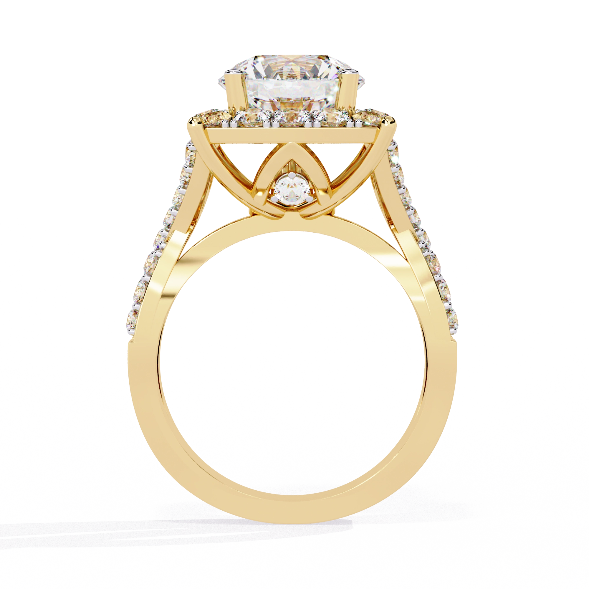 Royal Halo Diamond Ring