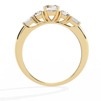 Elegant Five-Stone Diamond Ring