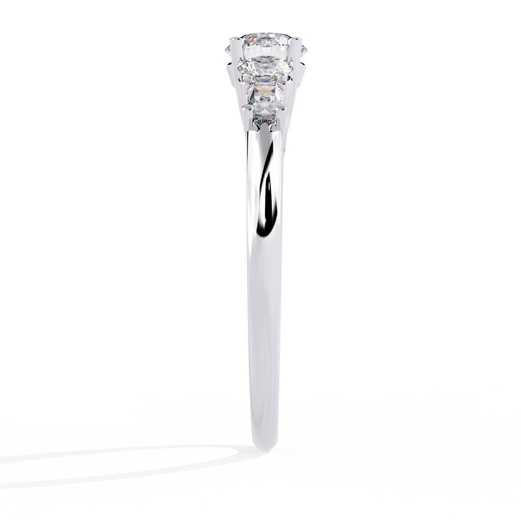 Elegant Five-Stone Diamond Ring