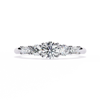 Elegant Five-Stone Diamond Ring