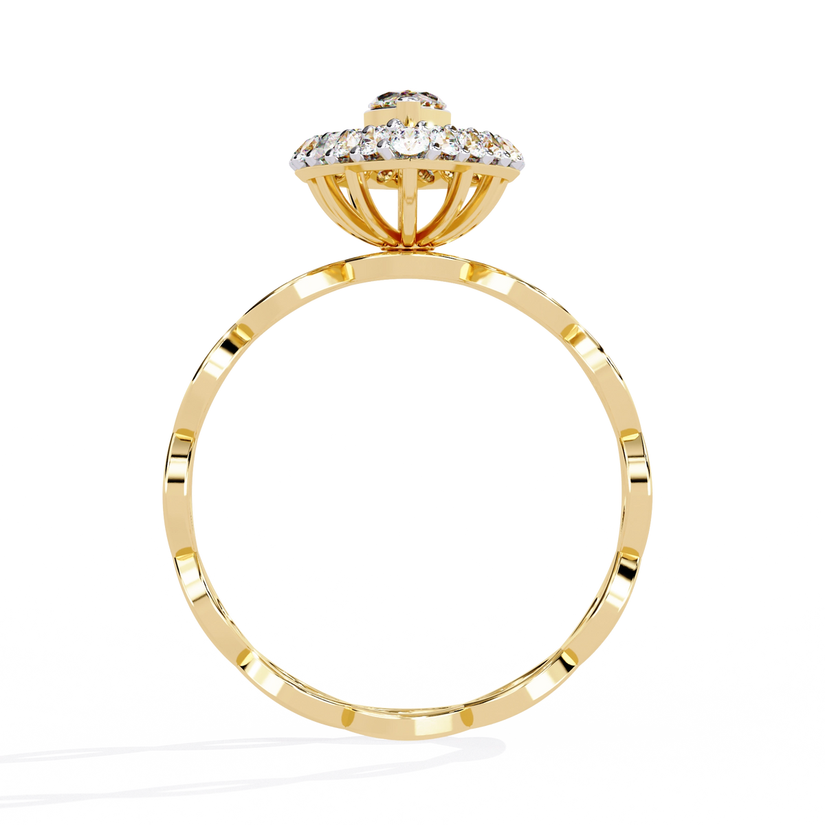 Marquise Halo Ring