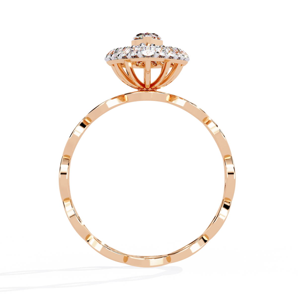 Marquise Halo Ring
