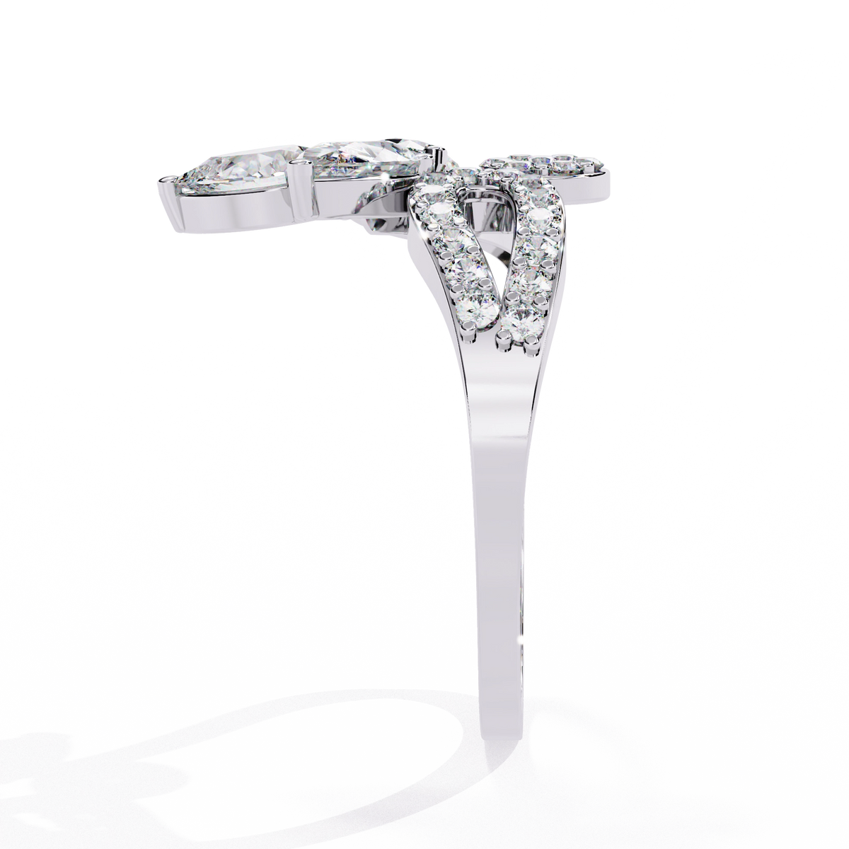 Floral Diamond Ring
