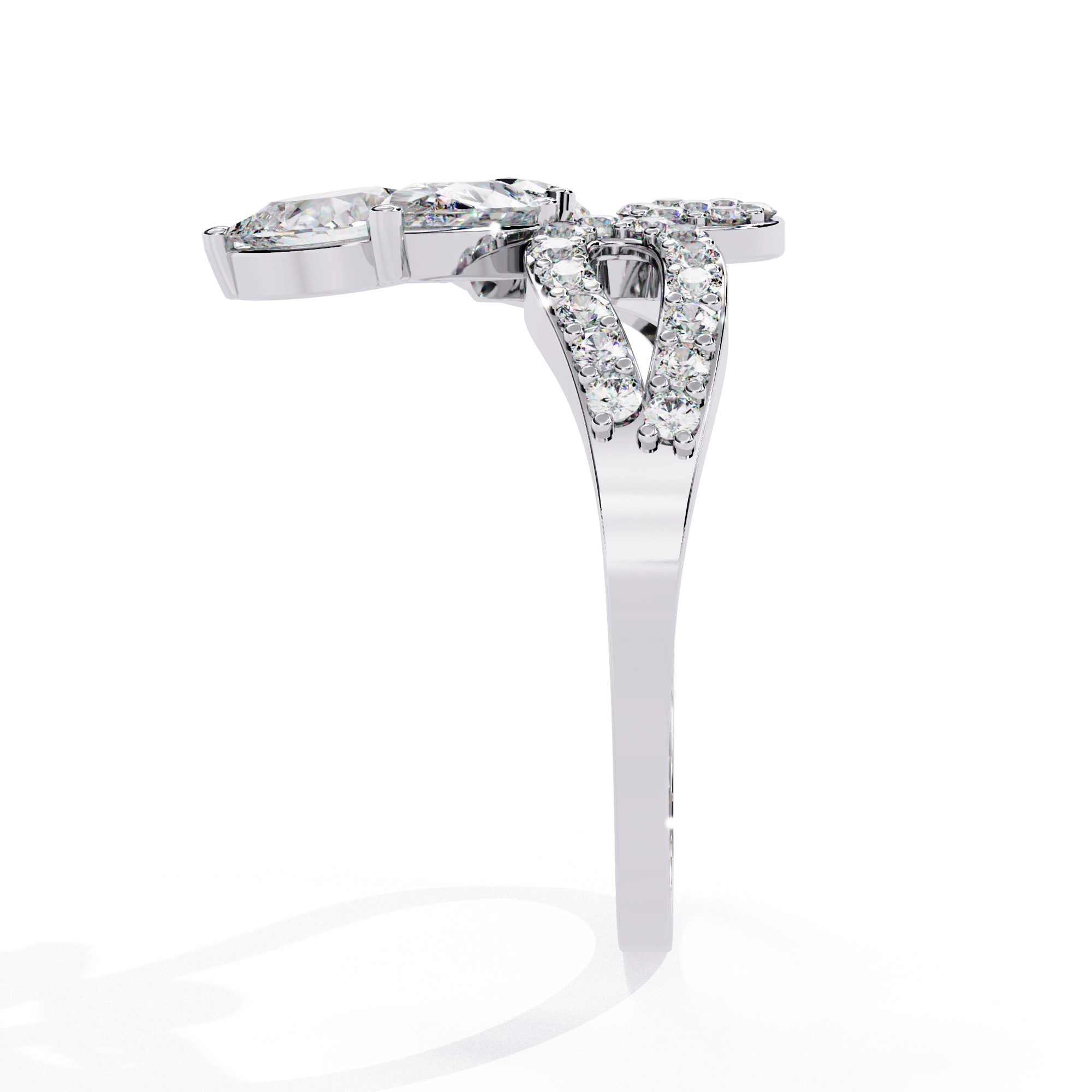 Floral Diamond Ring
